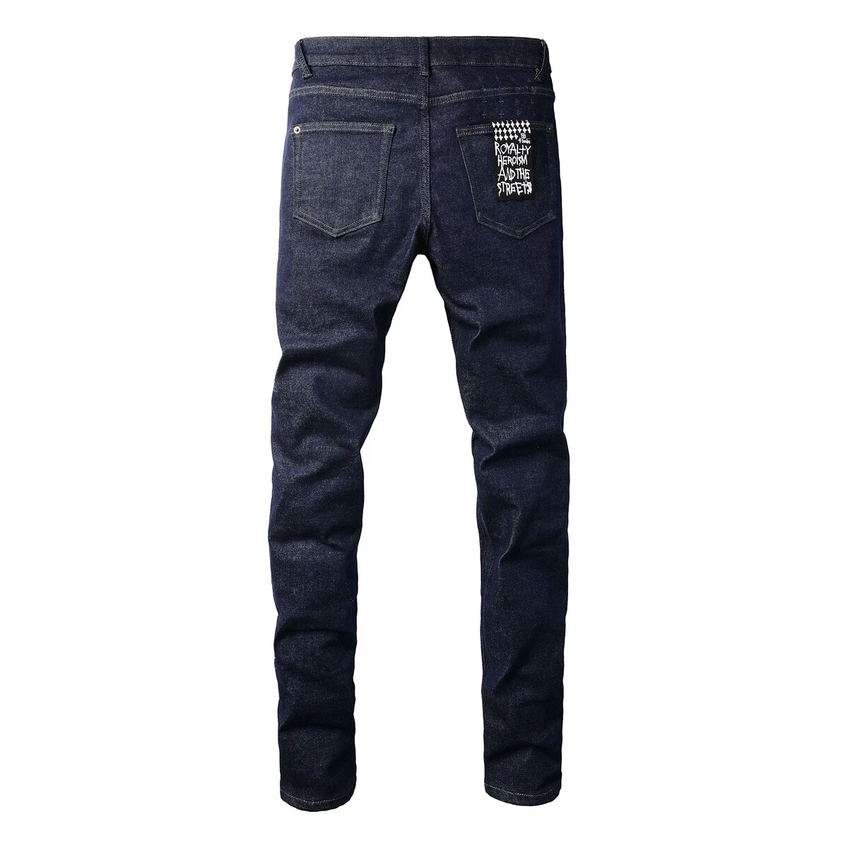 NEW KSUBI Men's Soild Dark Blue Pants High Street Fashion Jeans