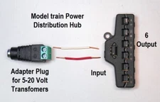 Power Distribution Hub for Model Trains