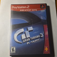 Gran Turismo 3 A-spec PlayStation 2 Greatest Hits complete with case manual CIB