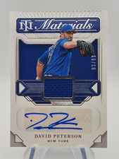 David Peterson 2022 National Treasures Materials Signatures Auto /99 #NMS-DP