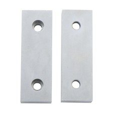 1 Pair 6" 2" 1" Soft Jaws Precision Reversible Aluminum For 6" Milling Vise