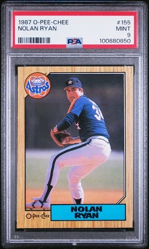 1987 O-Pee-Chee Nolan Ryan #155 Astros PSA 9 New Slab