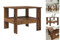 Couchtisch Kaffeetisch Beistelltisch Wohnzimmertisch Altholz 57X55X45 Cm Holzwe
