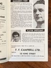 Scottish Soccer Football VTG 1st Division Kilmarnock v St Johnstone Program 1968 — photo 3