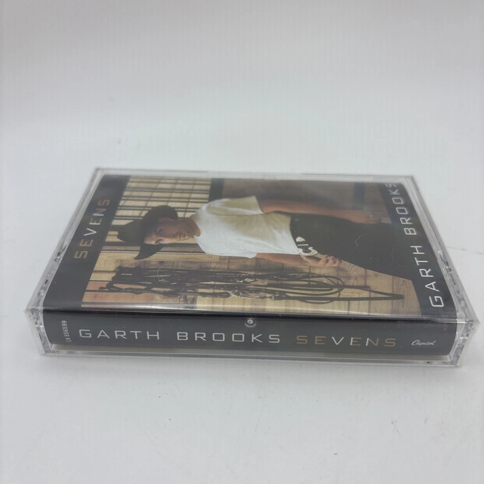 Garth Brooks - Sevens Cassette Tape 1997 Capitol Nashville Country Album - Image 4 of 4