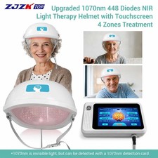 1070nm NIR Light Therapy Helmet for Headache Relief  Mental Clarity 448 Diodes