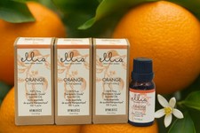4x HOMEDICS ELLIA ORANGE ESSENTIAL OIL 100 PURE THERAPEUTIC GRADE 0.5 FL 