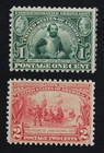 CKStamps: US Stamps Collection Scott#328 329 1c 2c Mint NH OG