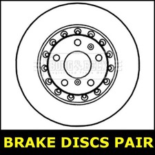 Par de discos de freno traseros para AUDI A8 4E 3.0 4.0 ASB ASE 4E2 4E8 66E2