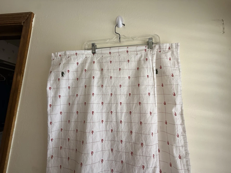 2 pares de fundas de almohada Lacoste 100 % algodón con logotipo patrón completo KING USADAS BONITAS Foto 4 de 4