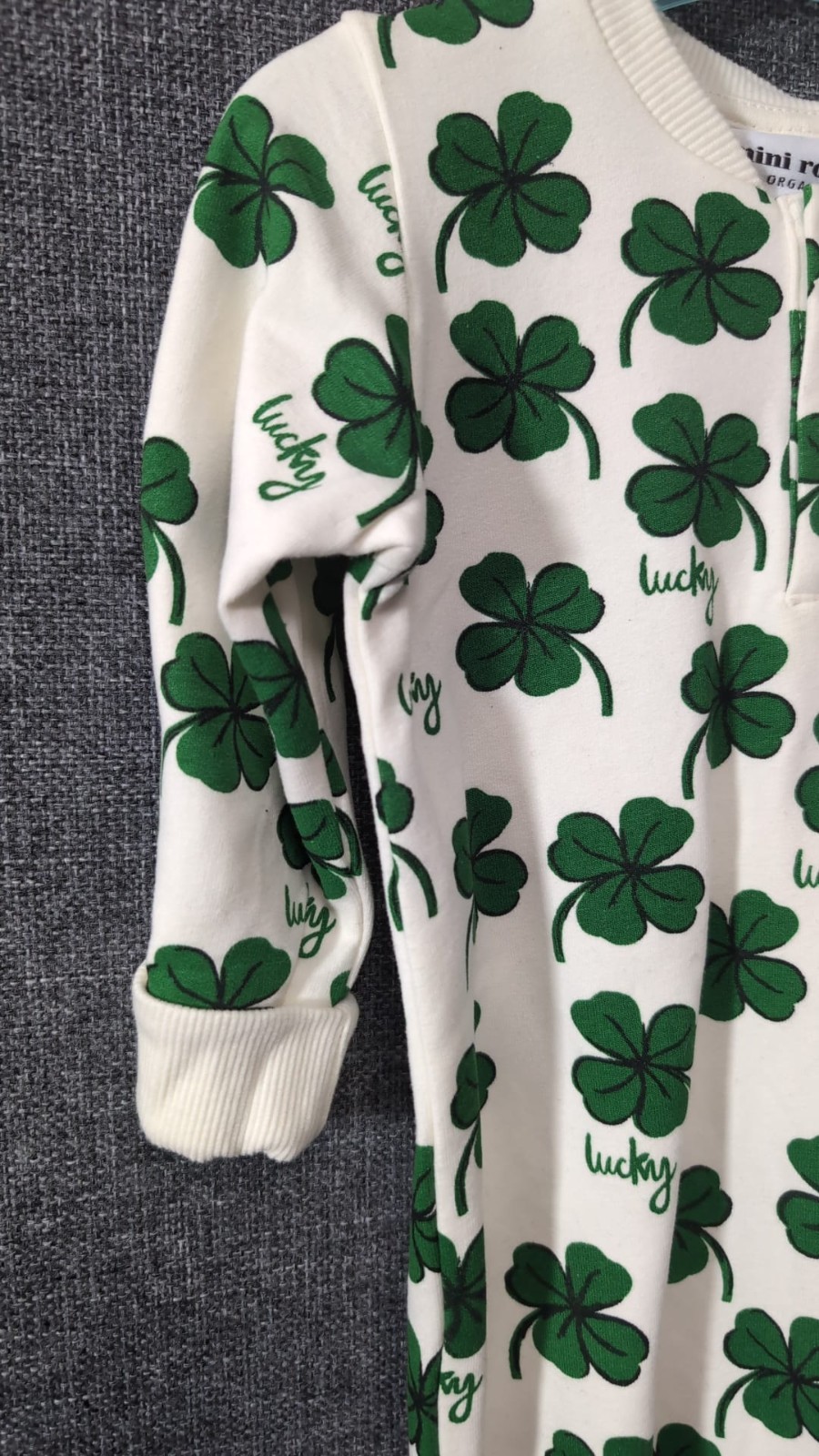 Mini Rodini Clover Babygro Size 56/62 1-4m RRP £41 LN063 NN 03 image 4