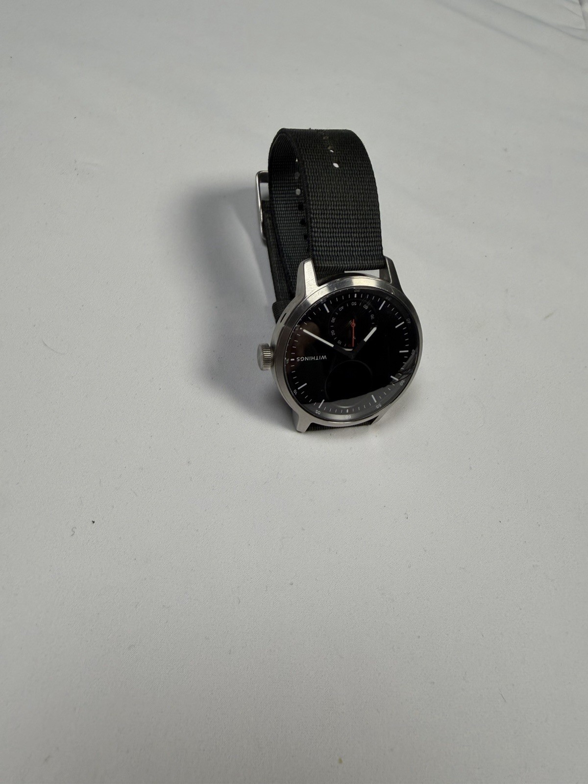 Withings Black SCANWATCH Smartwatch w ECG, HR, O2 Meters 2