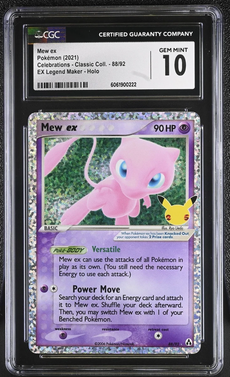 25+ Mew Ex 88/92 Celebrations: Classic Collection for sale