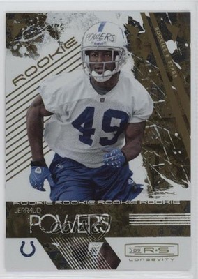 2009 Donruss Rookies & Stars Longevity Rookie 80/999 Jerraud Powers #162 RC z6b