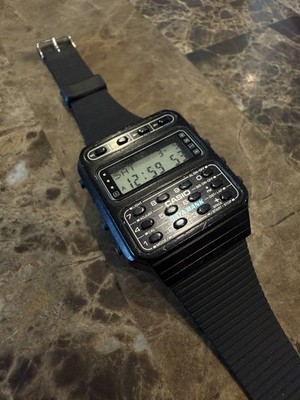 1983 Casio CD-40 Databank Calculator Watch. *First Databank Watch*