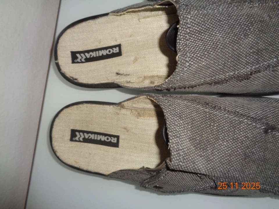 ROMIKA Hausschuhe Graufarbe Textil.Gr.47.NEU - Bild 4 von 4