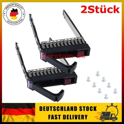 2X SFF 2.5'' SAS SATA HDD Hard Drive Tray Caddy Für HP StorageWorks D2700 G7