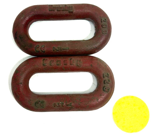 CROSBY 1/2" LINK 6,500 LBS LOT OF 2