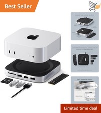 Mac mini M4 Hub Stand with NVMe SSD Enclosure 5-in-1 USB SD Card Reader
