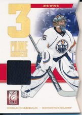2011/12 Panini Donruss Elite #17 Nikolai Khabibulin Prime Numbers Jersey Insert