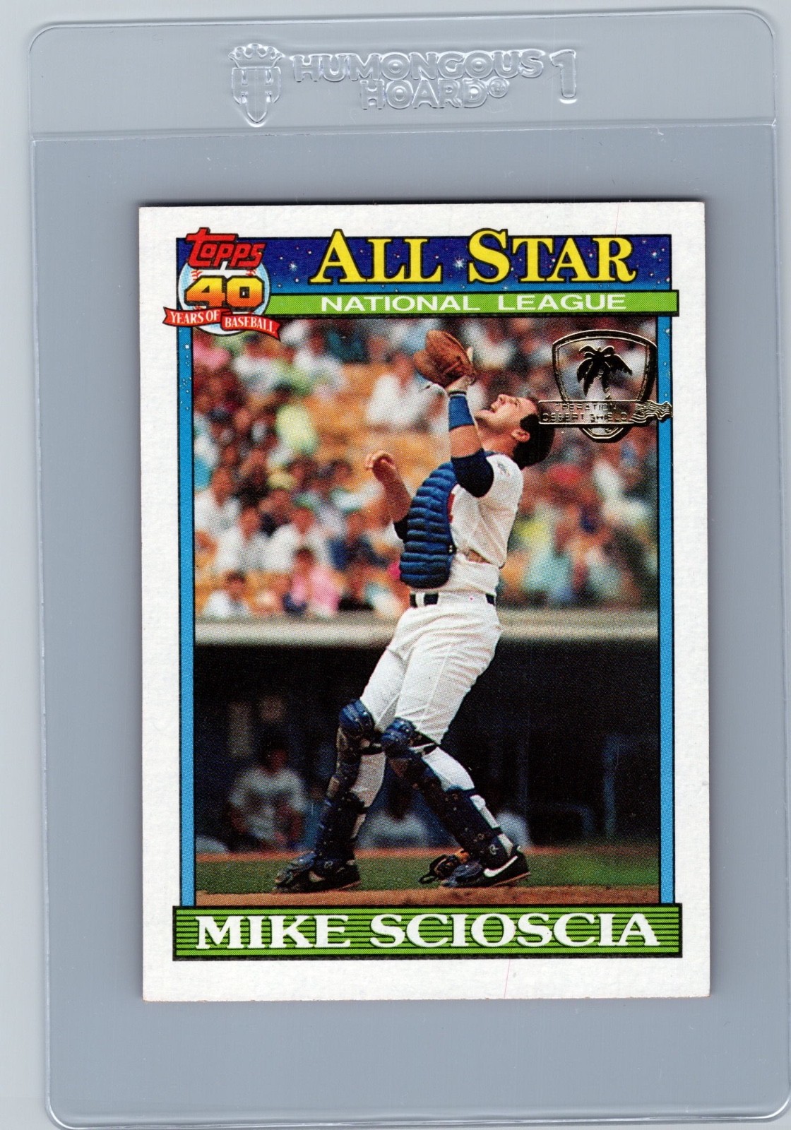 1991 Topps - All-Star Mike Scioscia #404 Operation Desert Shield NEAR MINT