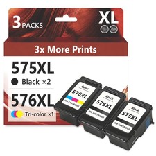 Patronen für Canon PG-575 CL-576XL PIXMA TS3...