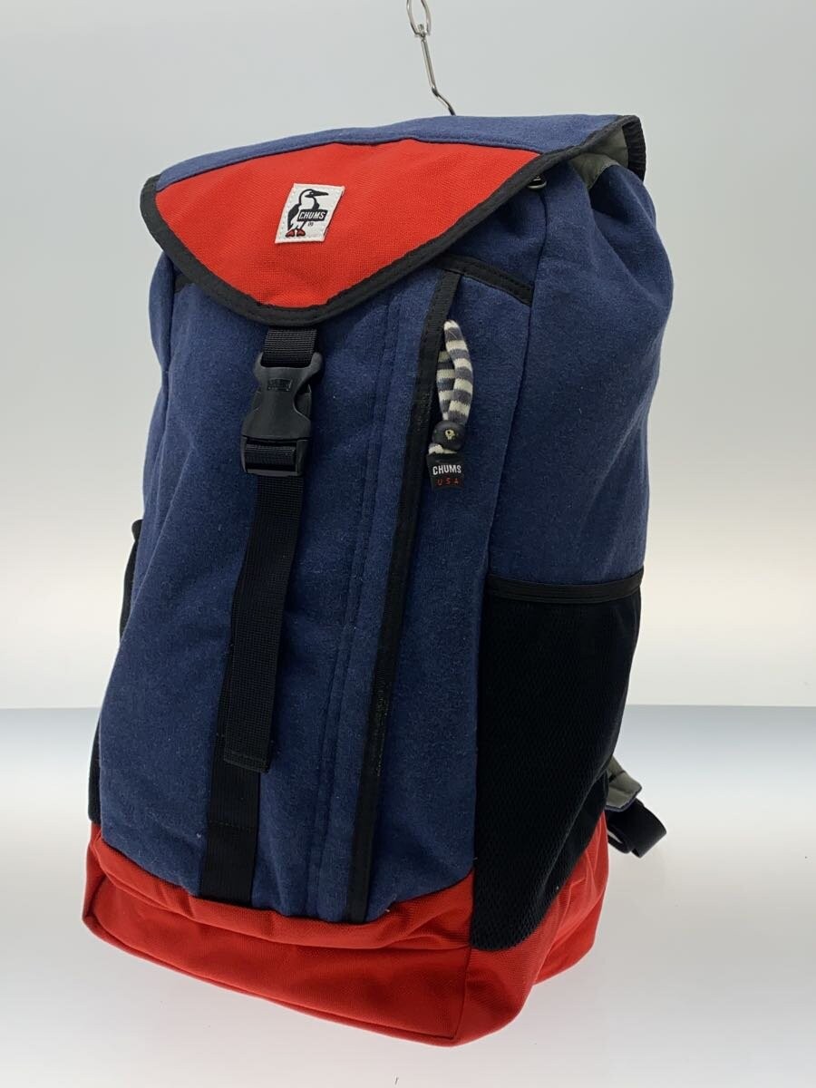 CHUMS Backpack Cotton NVY Solid Color from Japan - image 1