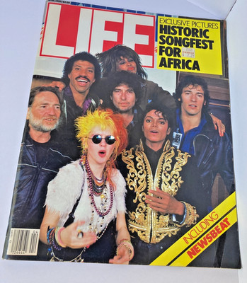 LIFE Magazine April 1985 Michael Jackson We Are The World USA for Africa Cover