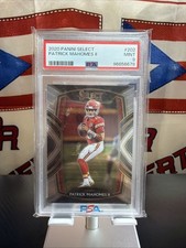 2020 Panini Select #202 Patrick Mahomes Ii PSA 9 Mint Chiefs Football NFL