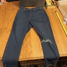 SIZE 8 LEVI'S Signature High Rise Skinny Dark Wash Jeans 8-W29