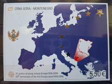 Montenegro 2006 50th Anniv of Europa Stamps map of Europe imperf MS, MNH