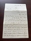 Letter to General Longstreet From Secretary of War James Seddon Civil War