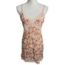 Vintage Y2K GAP Slip Dress Babydoll Lace Sheer Floral Boho Whimsy Fairy Large