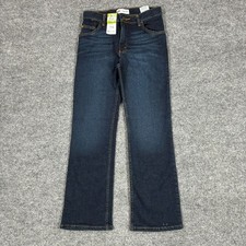 Wrangler Boys Five Star Flex Classic Bootcut Jeans Size 14 Dark Wash Denim