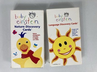 Baby Einstein Language Nature Discovery Cards Kids Learning Education Partial
