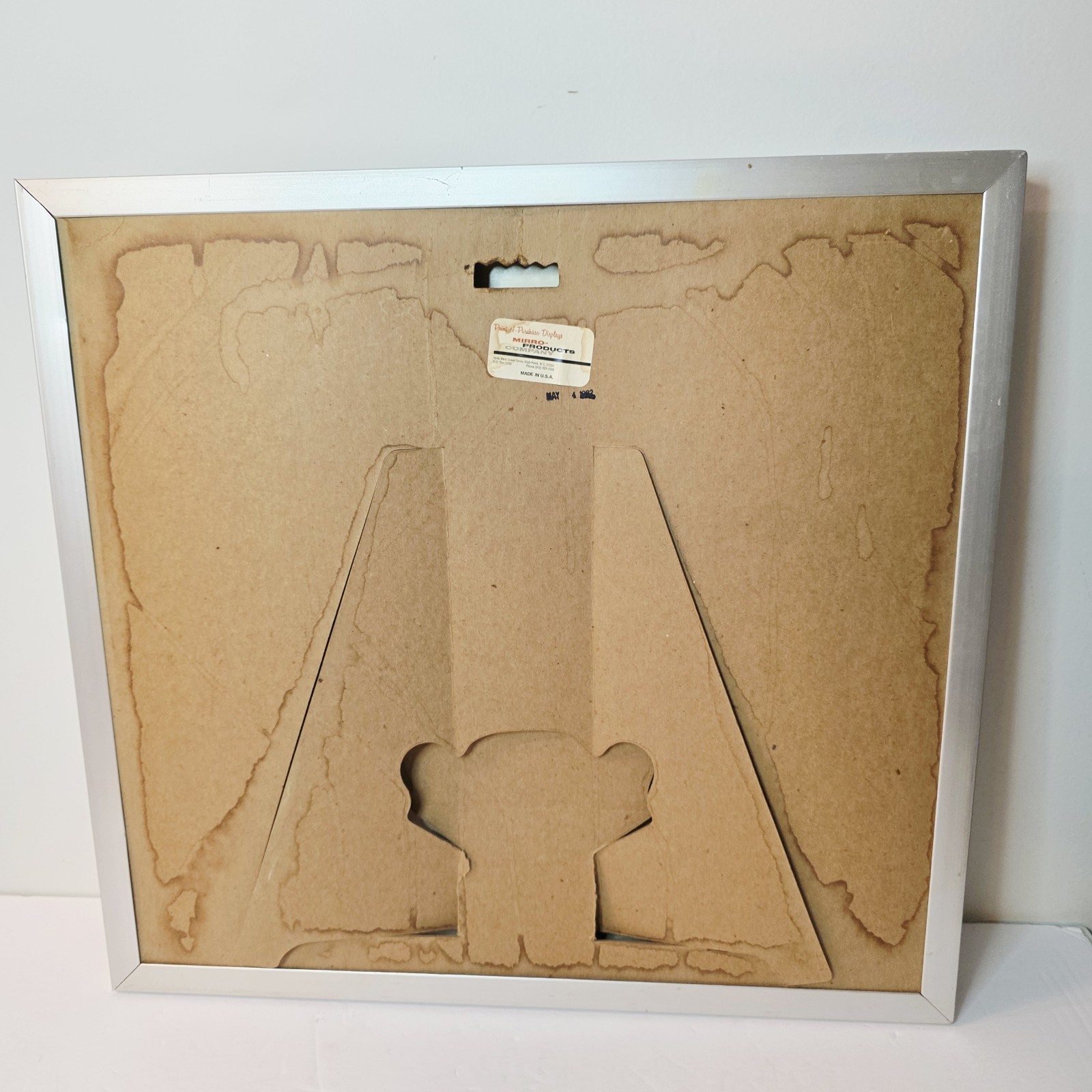 Vtg 90's Royal Crown Cola RC Aluminum Frame Menu Advertising Board Sign