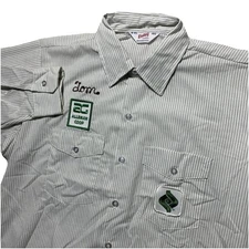 VTG CO OP Employee Work Shirt Men’s 16-16.5 (XL) Chain Stitch Union Made In USA