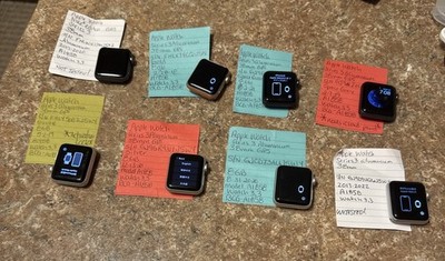 X8 Parts Only Apple Watch Series 3 38mm   No Returns READ!!!