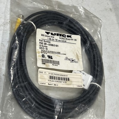  Turck PKG 3M-6/S90/S101 HI-Flexlife Cordset M8 Female 6M length U2515-99 