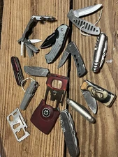 Vintage Pocket Knife Lot Moki Lakota Imperial Buck Winchester MultiUse Cheapos