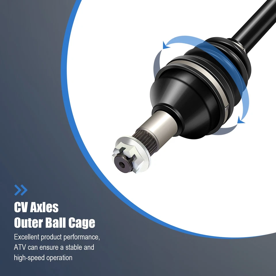 2x Eixo CV Traseiro Para 2013-2016 Arctic Cat Wildcat X 1000/2012-15 Cat Wildcat 1000 - Imagem 3 de 4