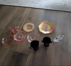 Miscellaneous lot of vintage  depression carnival glass