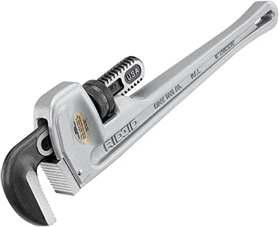 Professional 18-Inch Aluminum Straight Pipe Wrench - Easy Adjustment & Durable - Image 3 of 4
