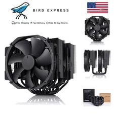 Dual-Tower CPU Cooler 140mm Air Cooler Black High Performance Quiet Cooling