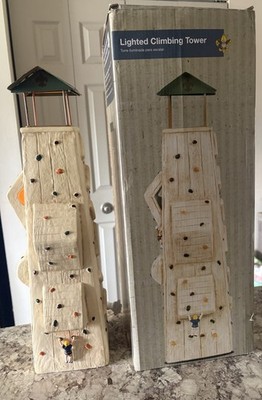 Boy Scouts of America BSA Ceramic Lighted Climbing Tower SEE DESCRIPTION