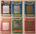 Spider-Man 30th Anniversary Hologram Compete Set of 6 (Silver & Gold Prints)