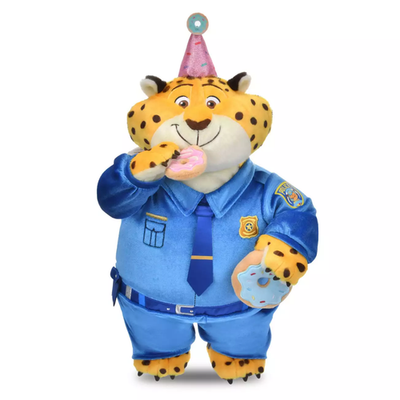 Disney store Japan Tokyo Clawhauser Plush Toy 10TH Anniversary