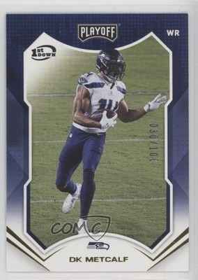 2021 Panini Playoff 1st Down 30/100 DK Metcalf #197 1g1n