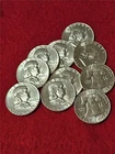 Bag of 1963 $5 FACE VALUE BU 90% SILVER FRANKLIN HALF DOLLARS           #MF-4940