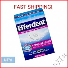 Efferdent Anti-Bacterial Denture Cleanser-126 Count